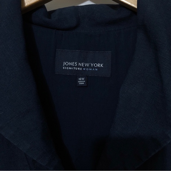 Jones New York Vintage Womens Linen Dress - Picture 3 of 9